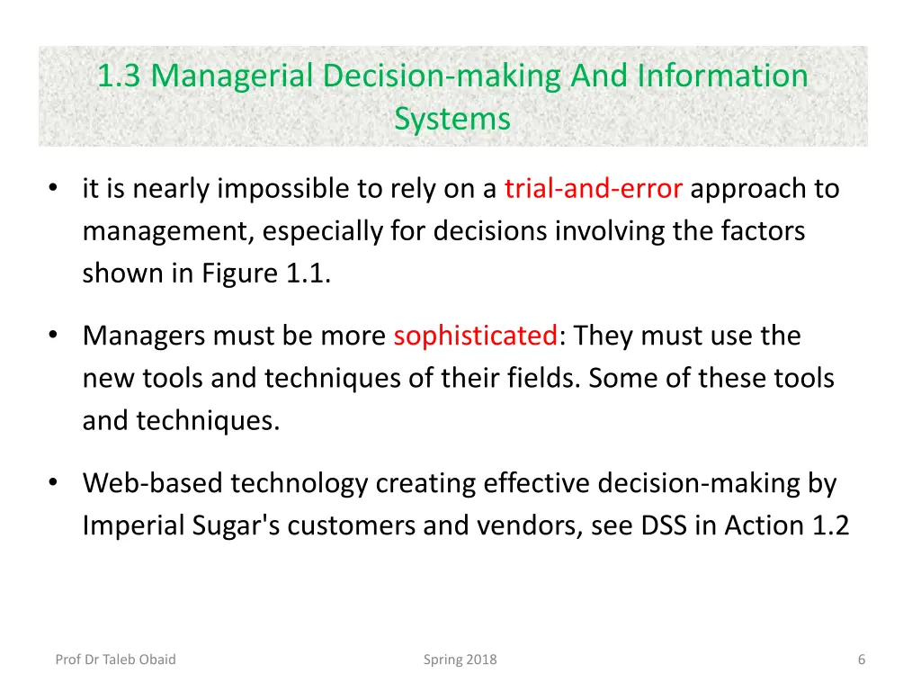 1 3 managerial decision making and information 3