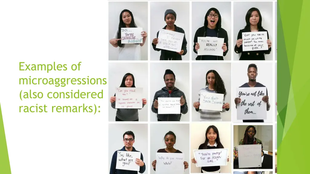 examples of microaggressions also considered