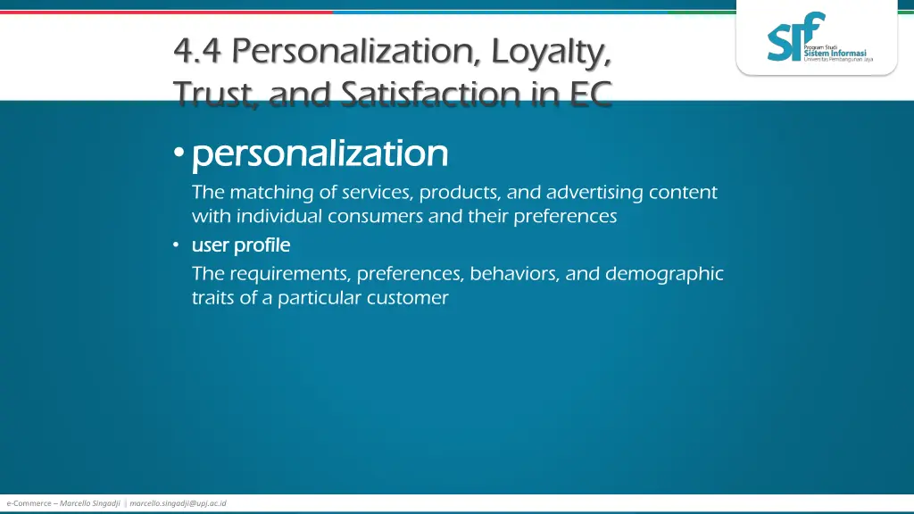 4 4 personalization loyalty trust