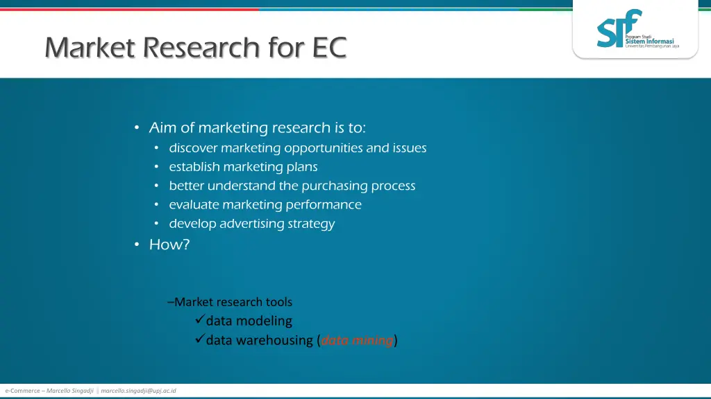 market research for ec