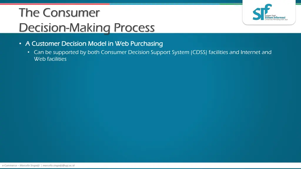 the consumer decision making process