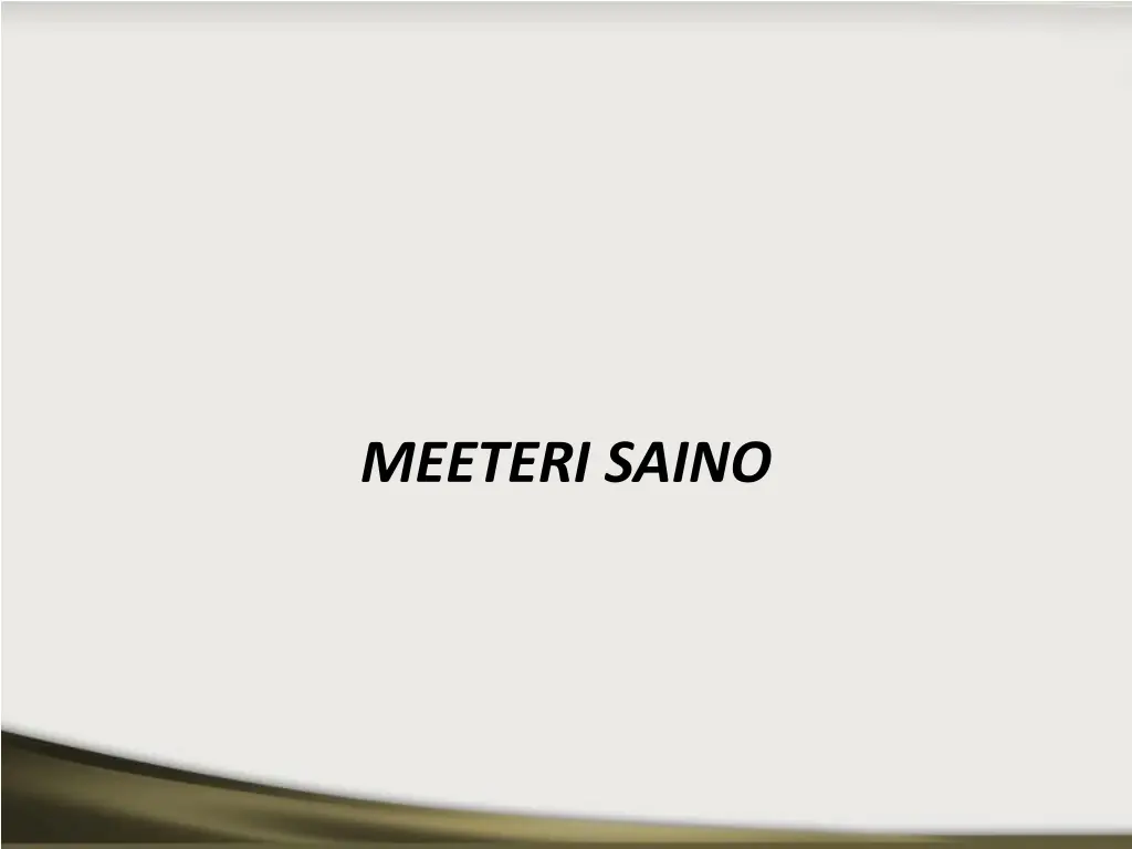 meeteri saino