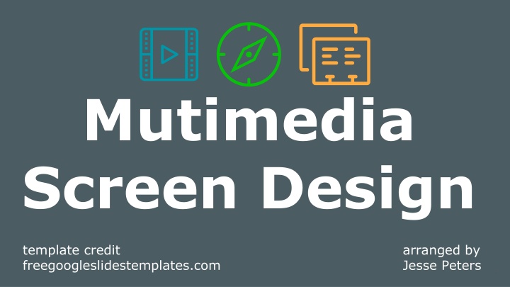 mutimedia screen design