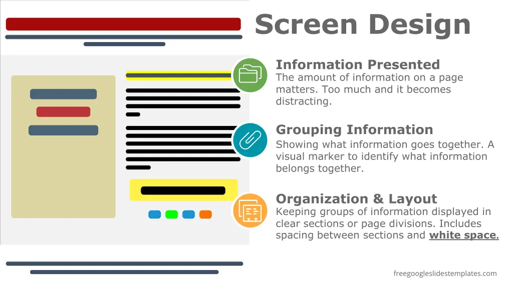 screen design