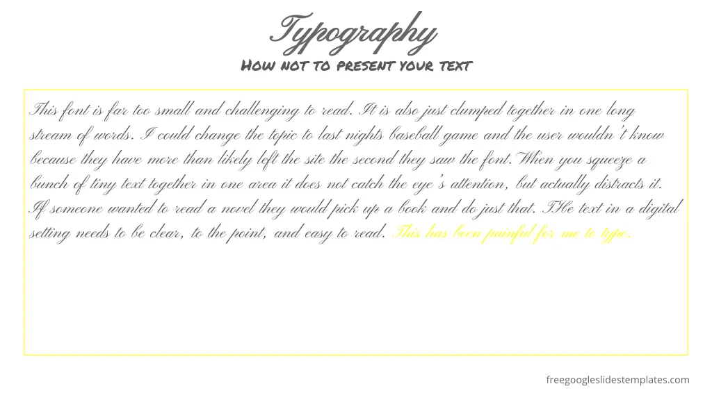 typography typography how not to present your text