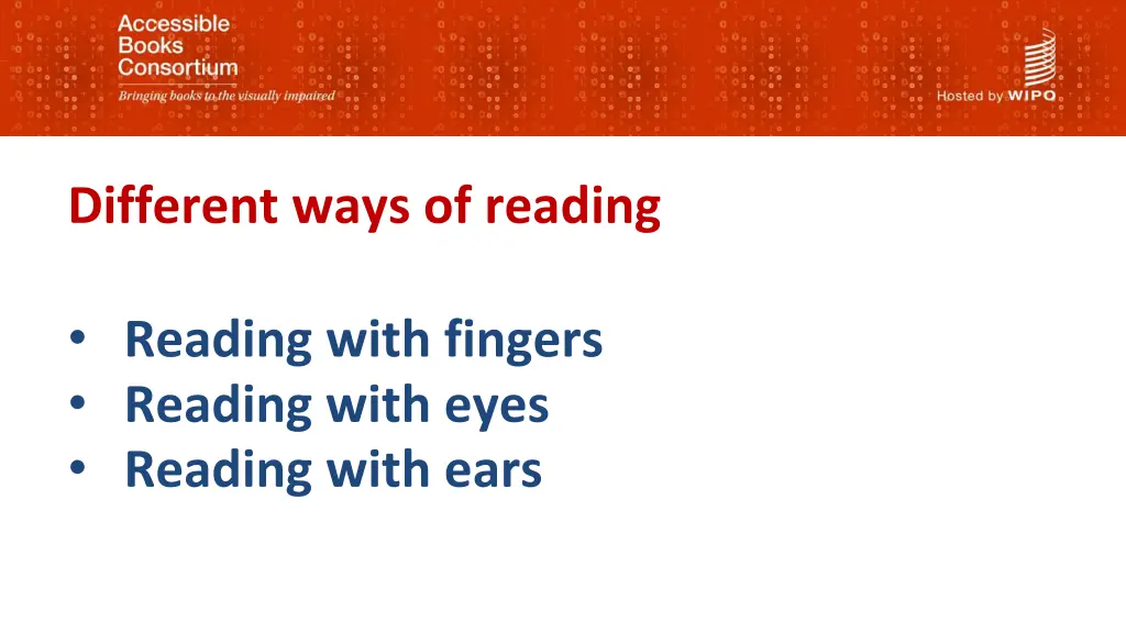 different ways of reading