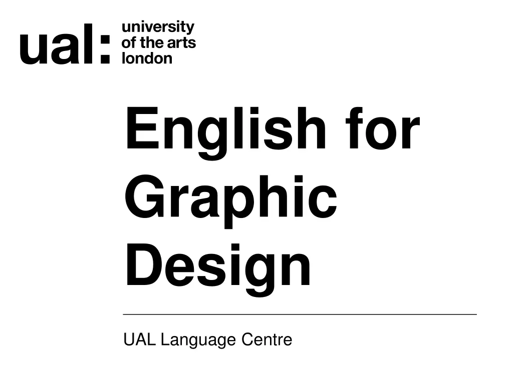 english for graphic design