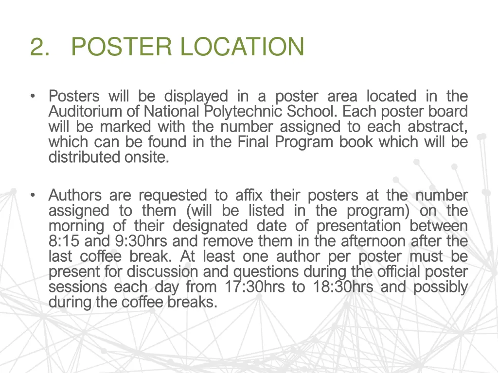 2 poster location