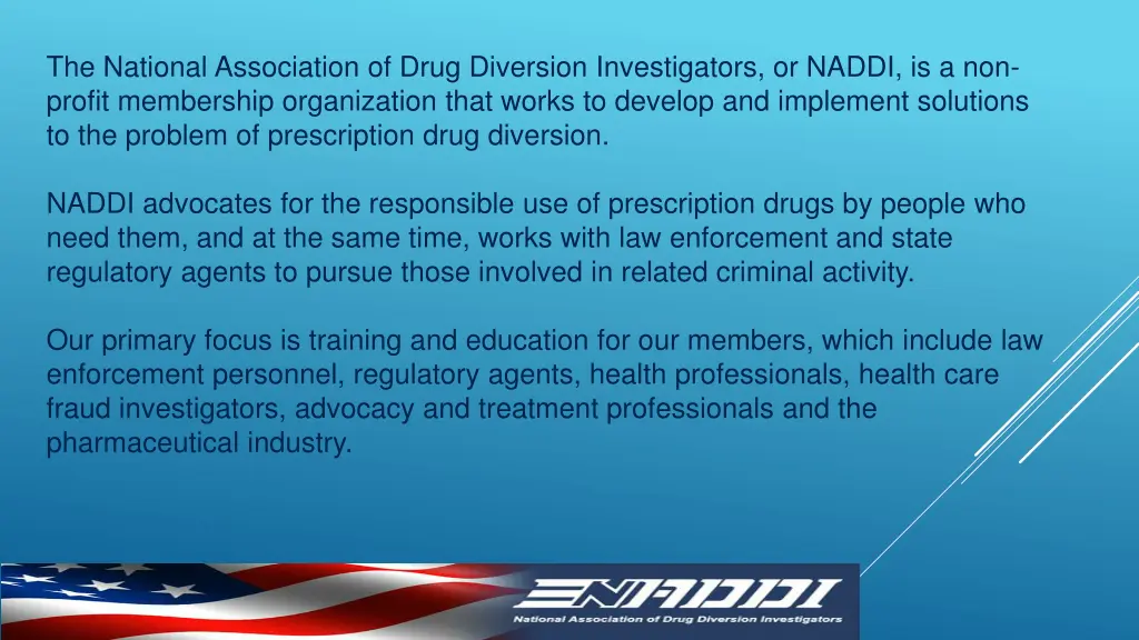 the national association of drug diversion