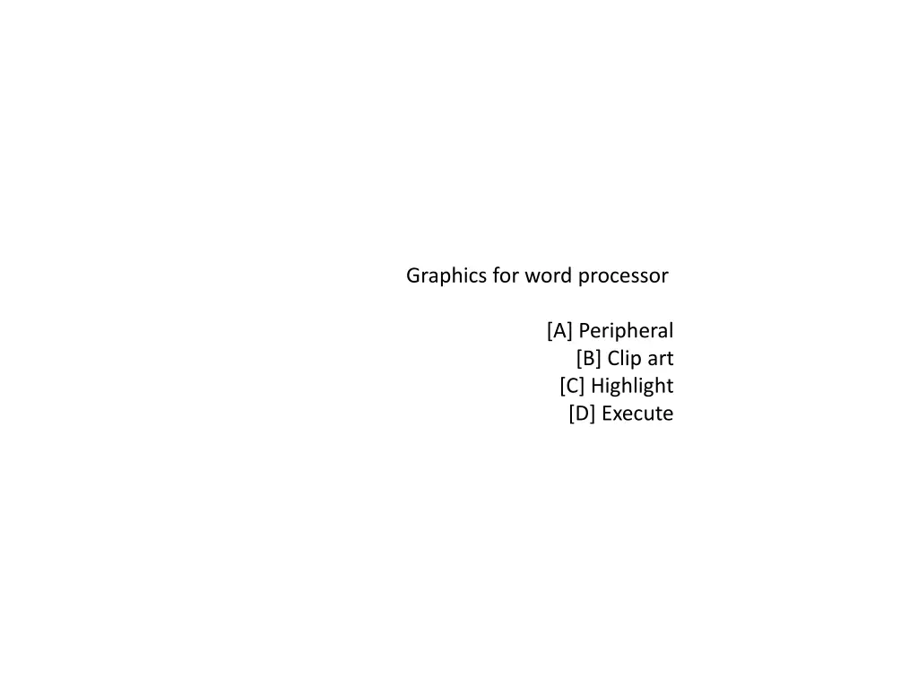 graphics for word processor