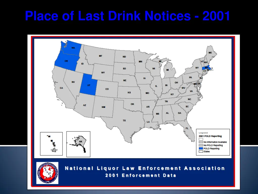 place of last drink notices 2001