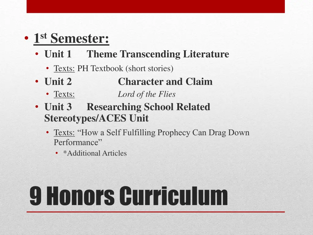 1 st semester unit 1 texts ph textbook short