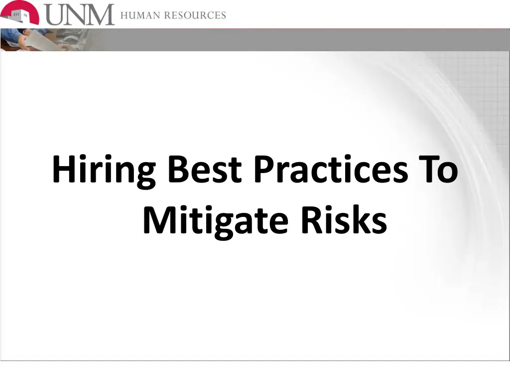 hiring best practices to mitigate risks