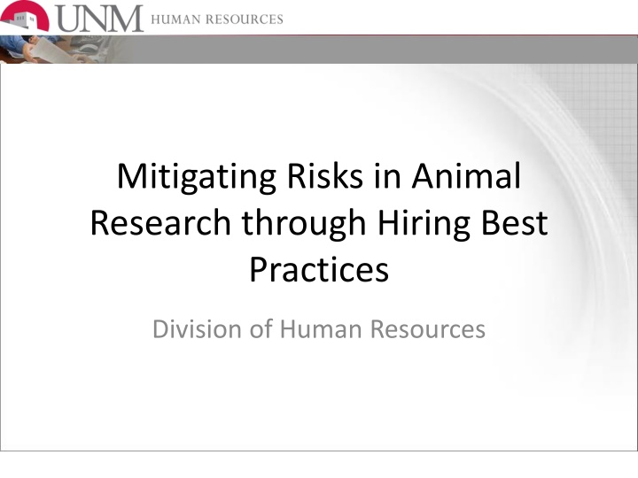 mitigating risks in animal research through