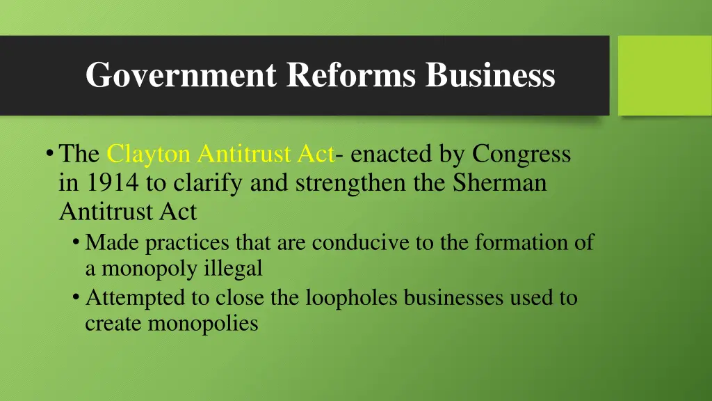 government reforms business 1