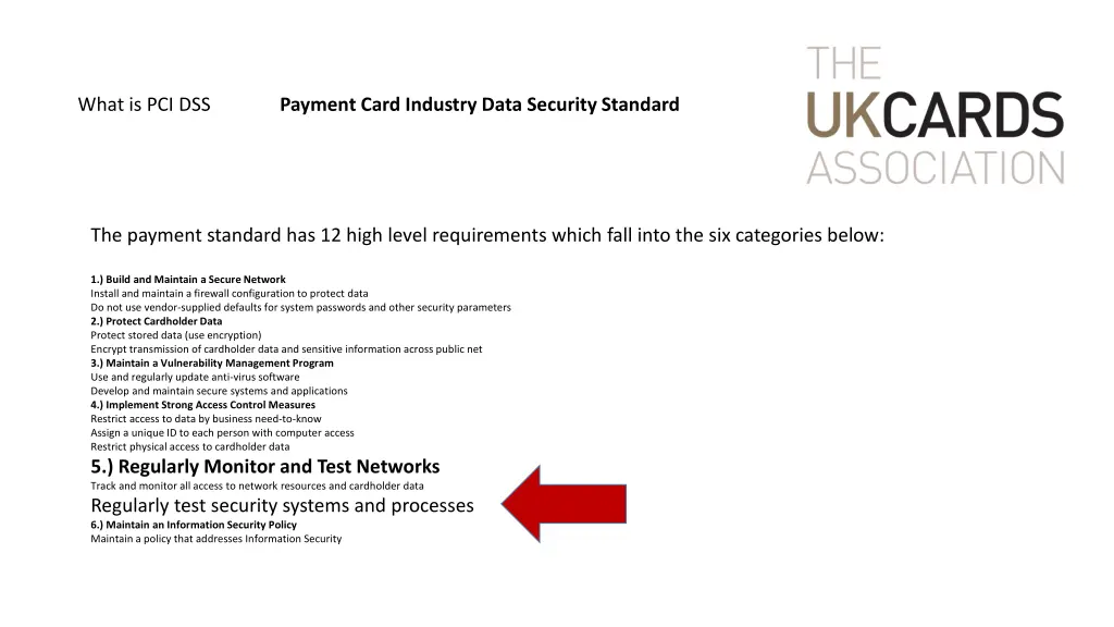 payment card industry data security standard