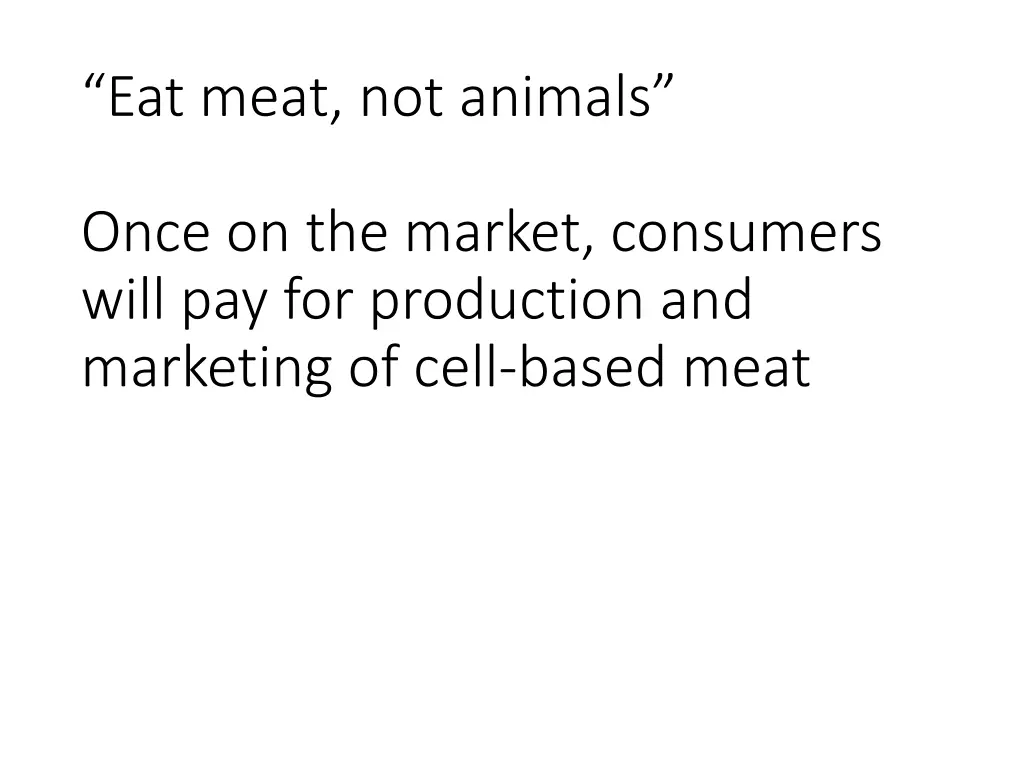 eat meat not animals