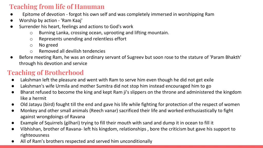 teaching from life of hanuman epitome of devotion