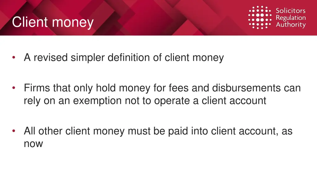 client money