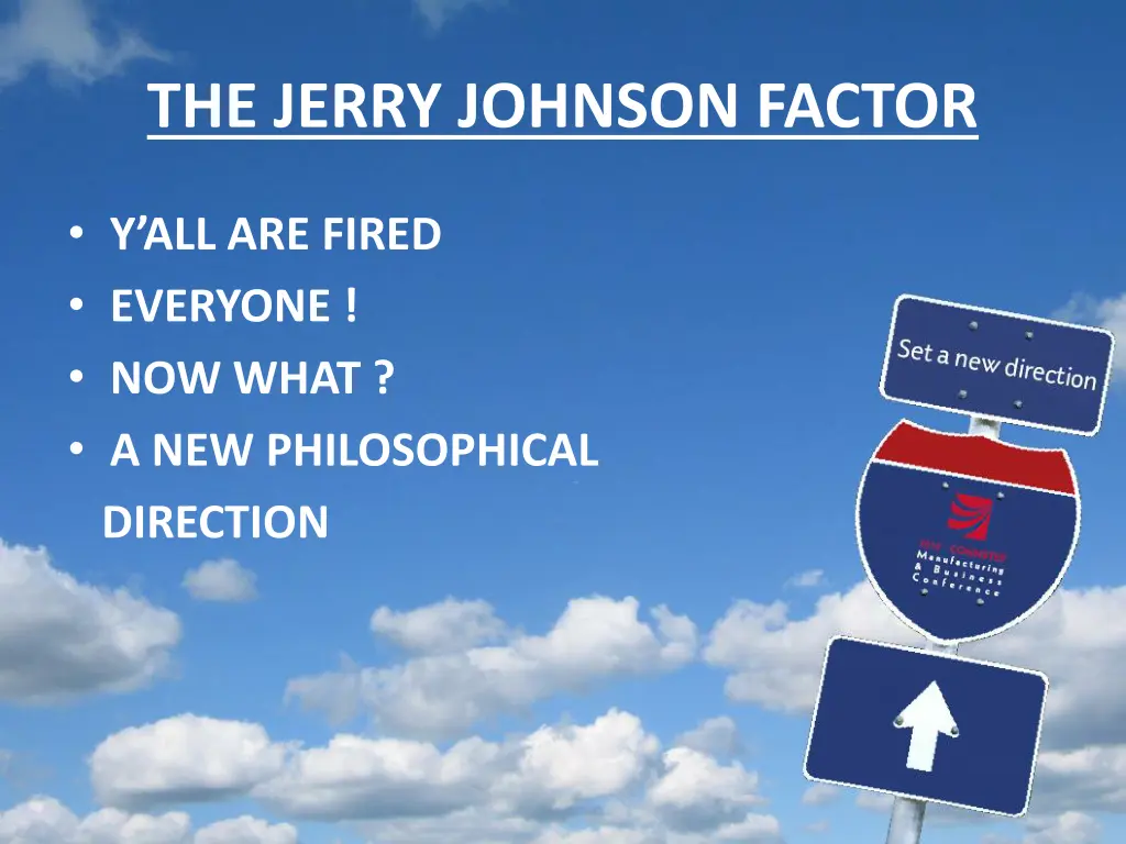 the jerry johnson factor