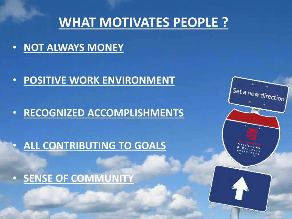 what motivates people