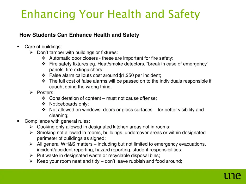 enhancing your health and safety