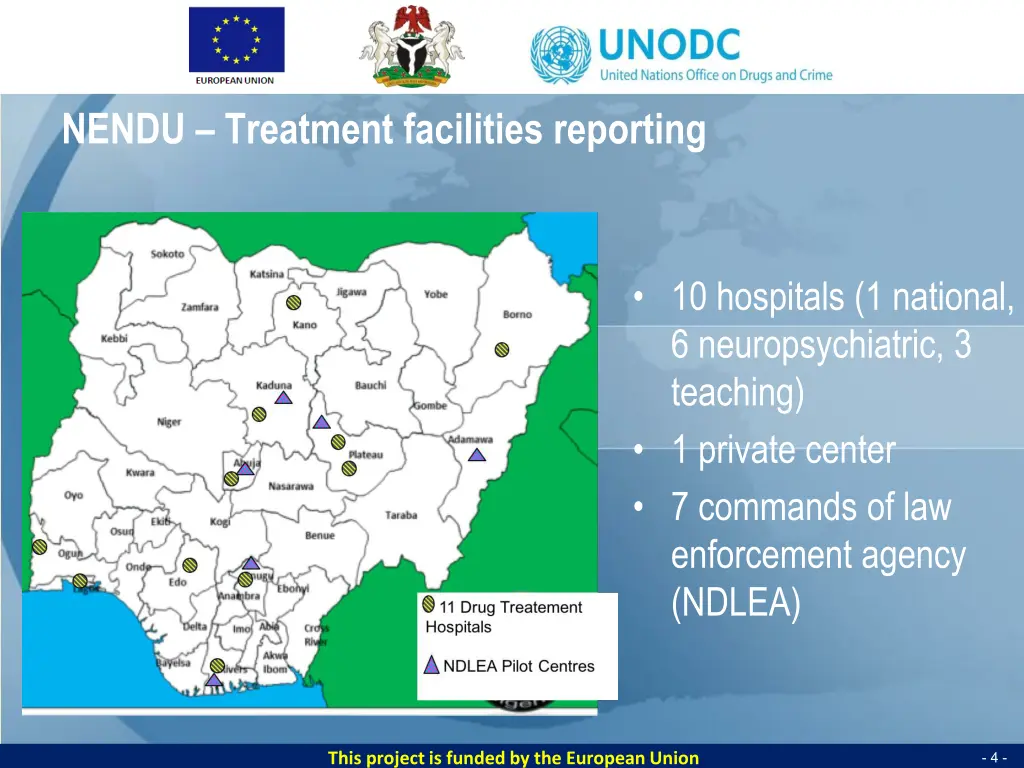 nendu treatment facilities reporting