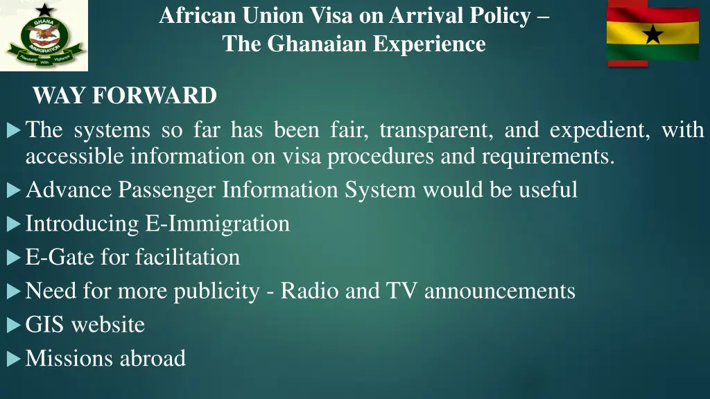 african union visa on arrival policy the ghanaian 12