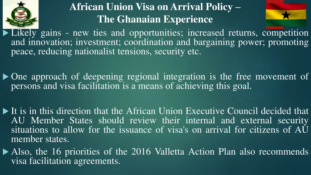 african union visa on arrival policy the ghanaian 3