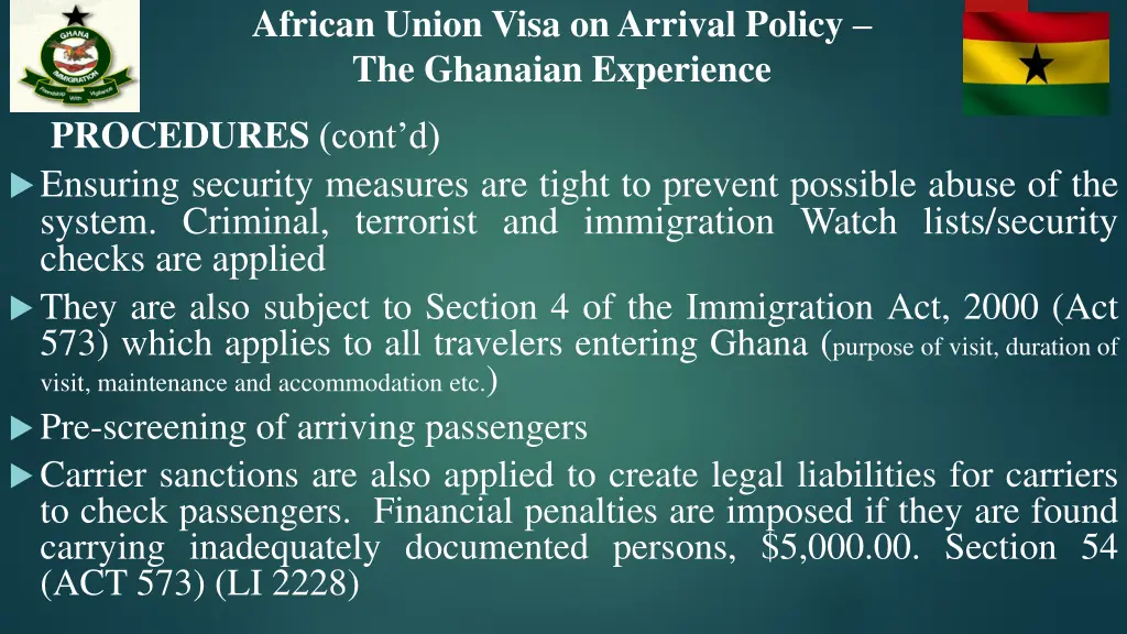 african union visa on arrival policy the ghanaian 8