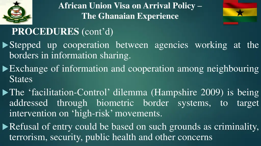 african union visa on arrival policy the ghanaian 9