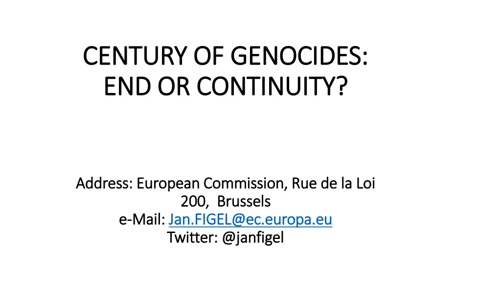 century of genocides century of genocides