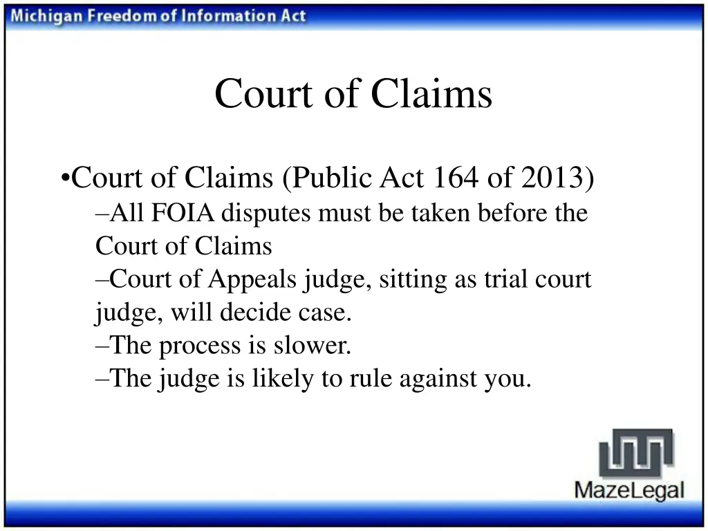 court of claims