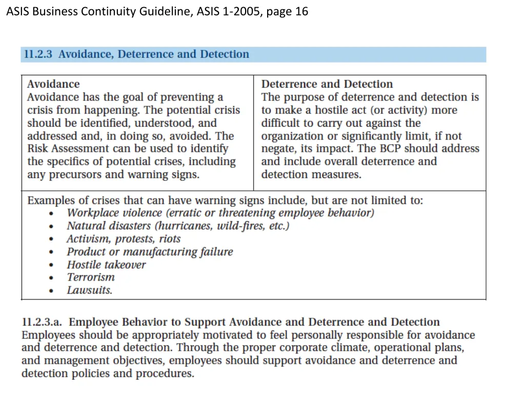 asis business continuity guideline asis 1 2005