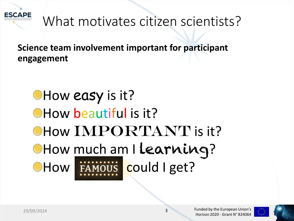 what motivates citizen scientists