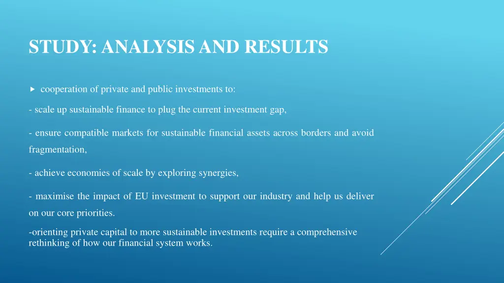 study analysis and results 8