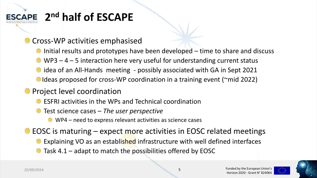 2 nd half of escape