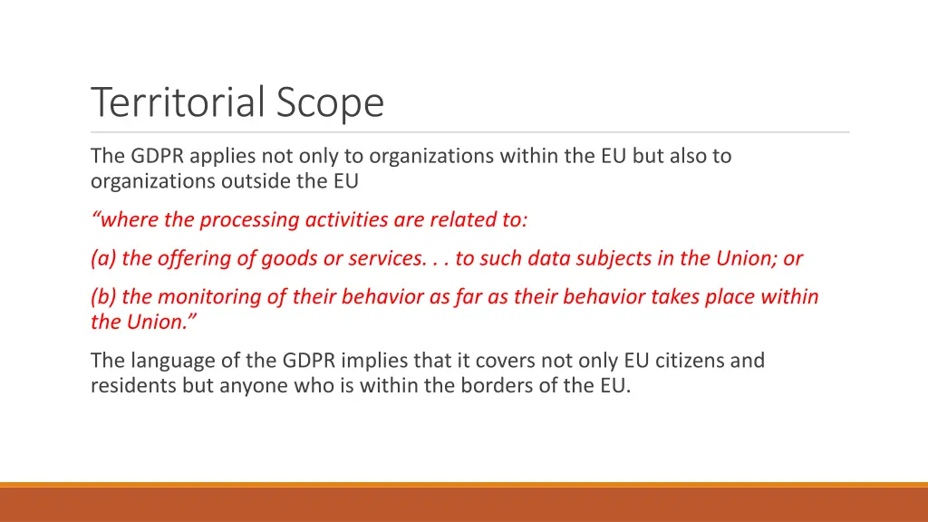 territorial scope