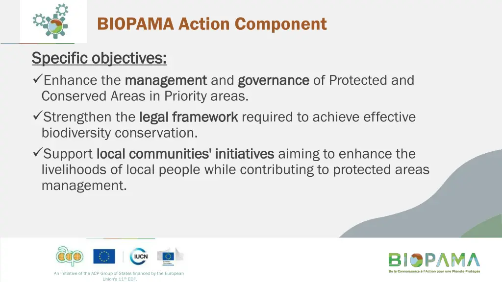 biopama action component 1