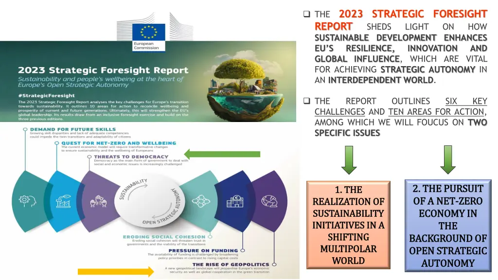 the 2023 strategic foresight report sheds