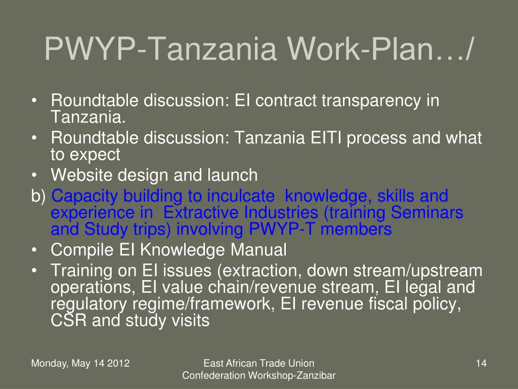 pwyp tanzania work plan 1