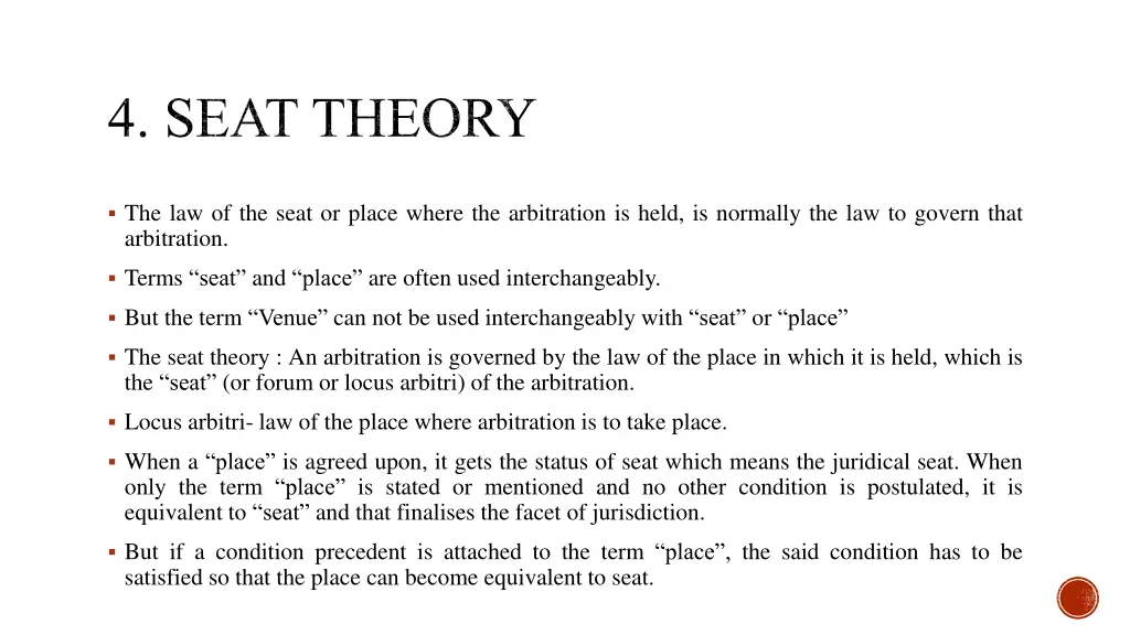 4 seat theory