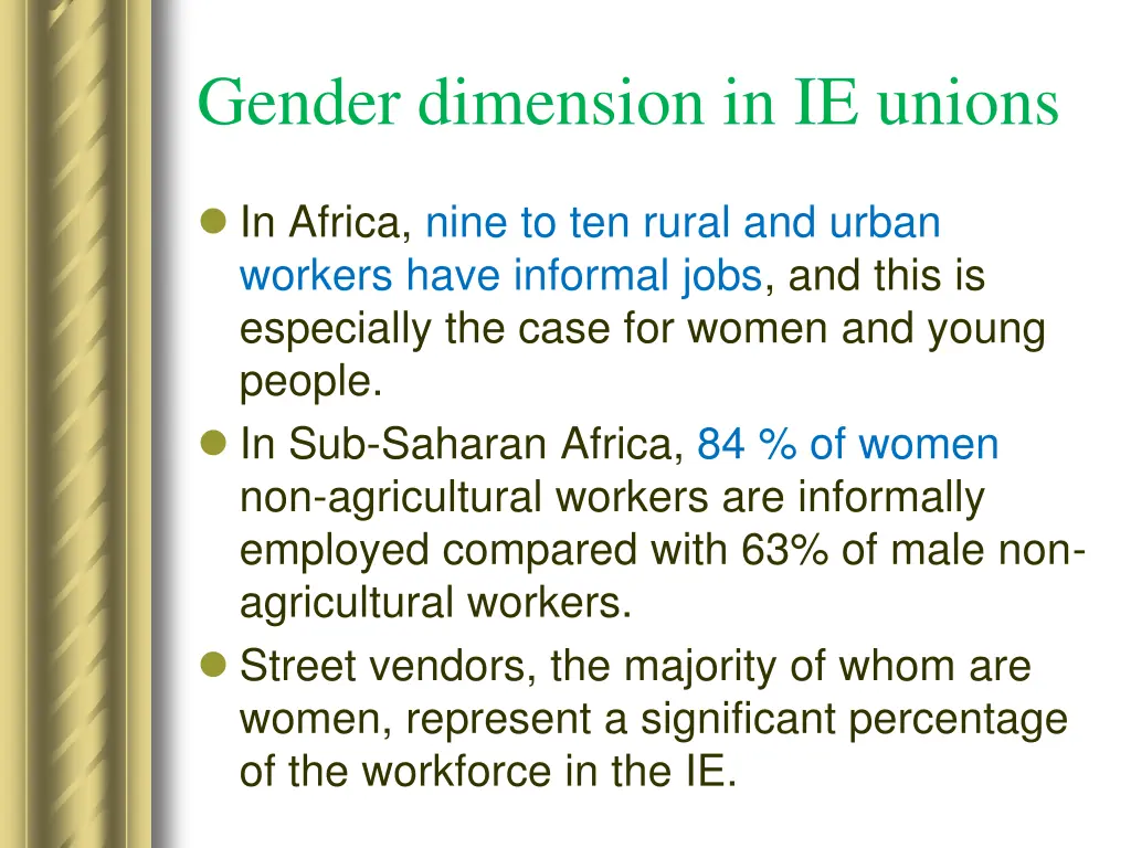 gender dimension in ie unions 1