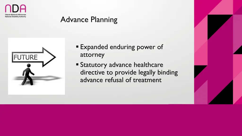 advance planning