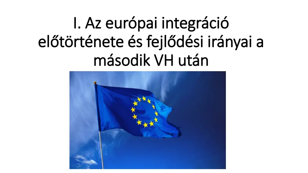 i az eur pai integr ci i az eur pai integr