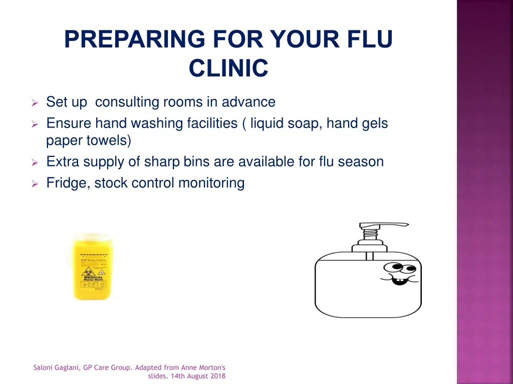 preparing for your flu clinic