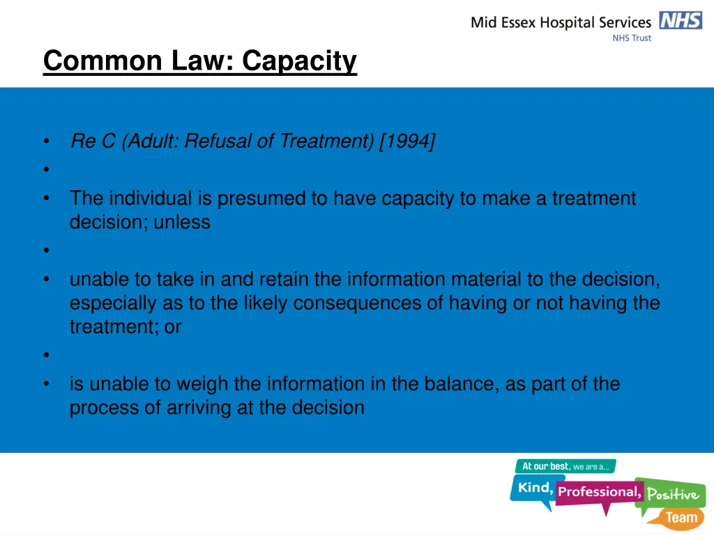 common law capacity