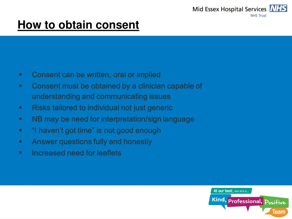 how to obtain consent