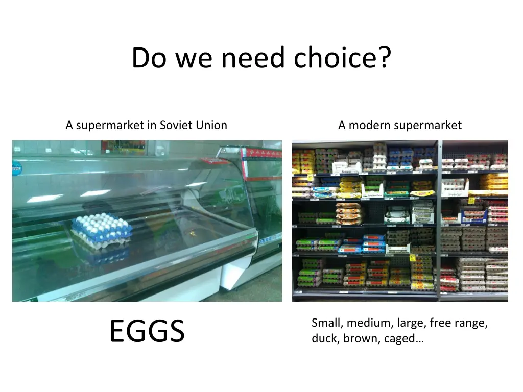 do we need choice