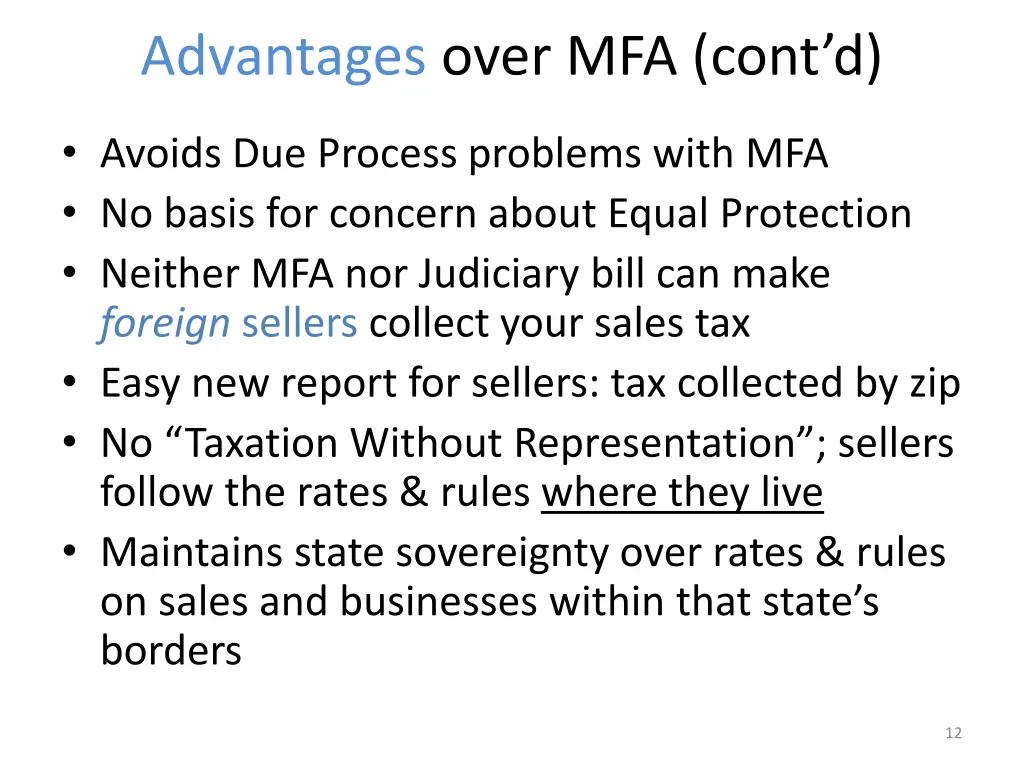 advantages over mfa cont d 1